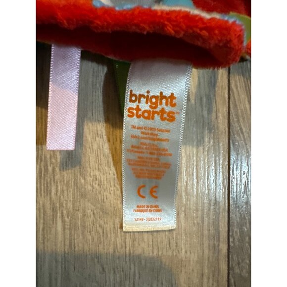 Sesame Street & Bright Starts Elmo Baby Lovey Blanket With Teether - Picture 4 of 8